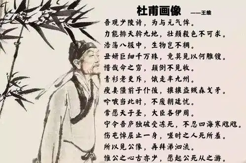杜甫画像
