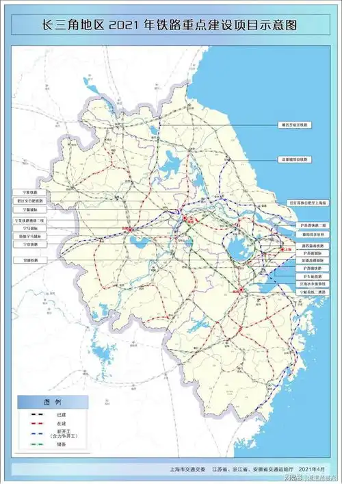 嘉兴将建4条高铁城际长三角地区2021年铁路重点建设项目公示
