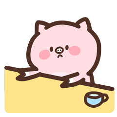 粉红色的皮皮小猪qq表情图片
