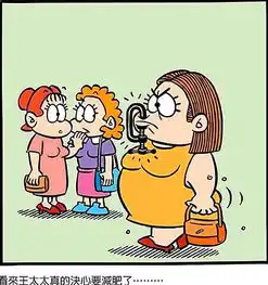 减肥幽默漫画
