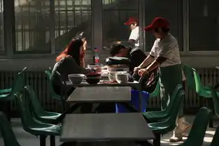 济南一高校在食堂内备战考研
