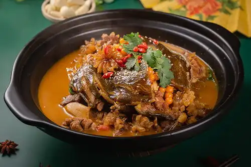 红烧甲鱼焖鸡,中国菜系,食品餐饮,摄影素材,汇图网
