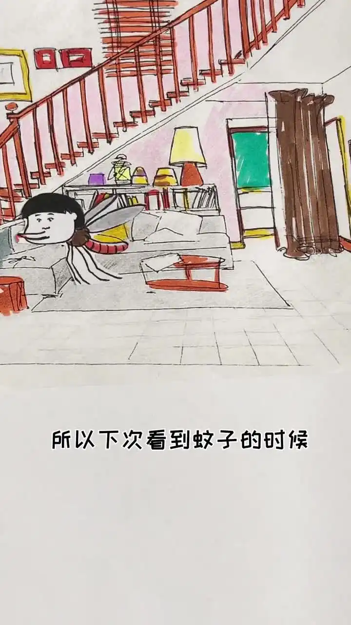 搞笑动漫你知道吗蚊子寿命只有一个月,所以我们应该这样对它
