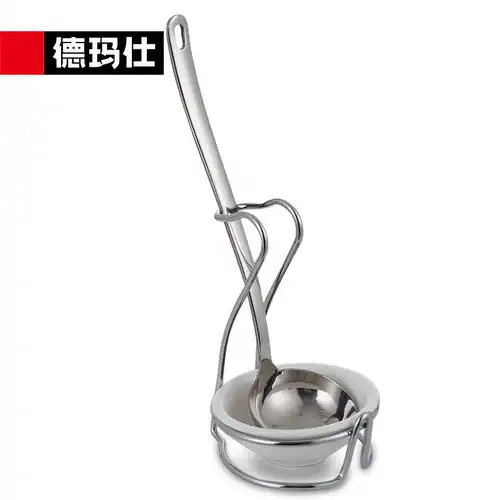 传世瓷304不锈钢花梨实木粘锅硅胶长柄煎炒菜汤锅铲漏勺子家用厨具套装汤勺sus304花梨木柄20
