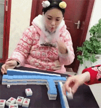 搞笑gif图片笑话段子去烧烤,再也不用担心点不着了
