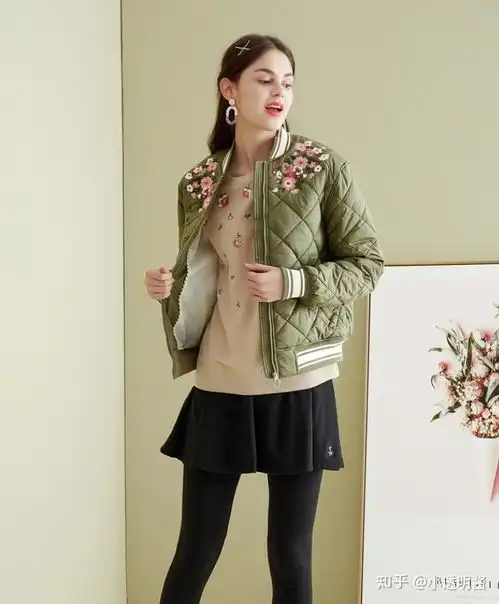 有什么好看的女生穿的绿色棉羽绒服推荐的
