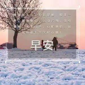 早安天气
