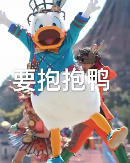 唐老鸭约人表情包今天吃什么鸭求安排鸭什么时候出去玩鸭