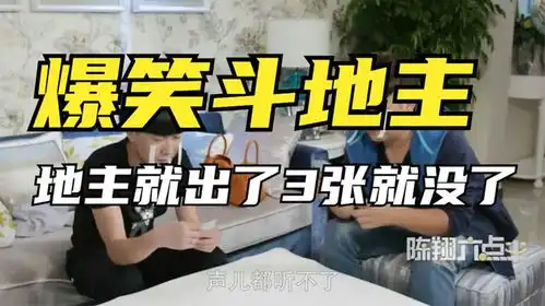 爆笑斗地主地主我就只出了一张3,咋就输了6万4笑喷了
