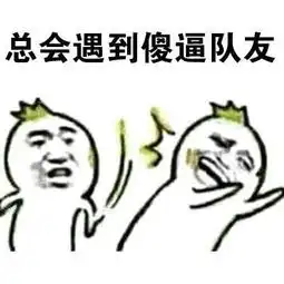 搞笑表情包游戏中的沙雕队友

