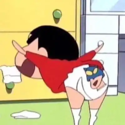 蜡笔小新图片贱萌搞笑头像
