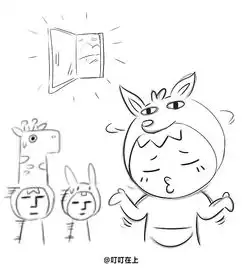 爆笑四格漫画失眠袋鼠与笼子变大的眼睛受不了,都湿了扑克迷学渣的思维
