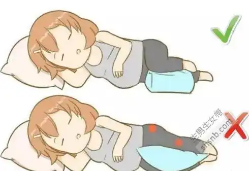 孕妇睡姿正确图解,很多孕妈妈都做错了
