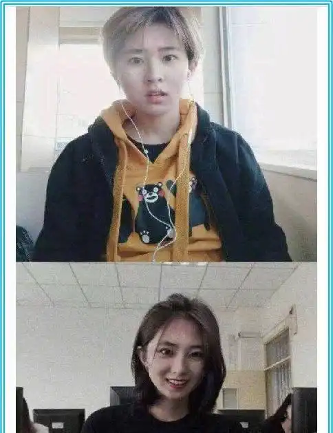 幽默图片搞笑段子原来大学里的男生女生变化可以这么大
