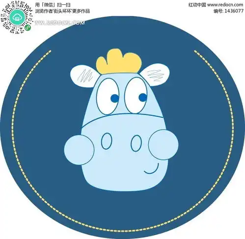手绘微笑的驴子ai素材免费下载红动中国

