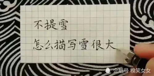 搞笑趣图不提雪,怎么描写雪很大
