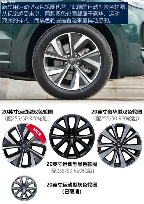 理想one升级了,续航1080km,自主研发辅助系统,轮毂带静音效果
