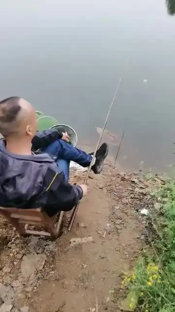 钓鱼人的快乐就是这么简单,钓鱼人是耐得住寂寞的,只要有鱼一切都好说
