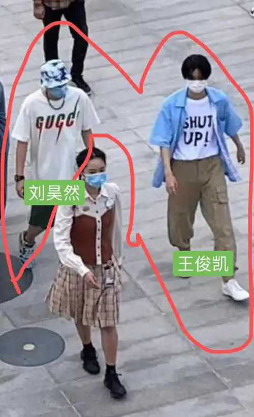 帅哥同框王俊凯刘昊然戴口罩同游迪士尼被偶遇