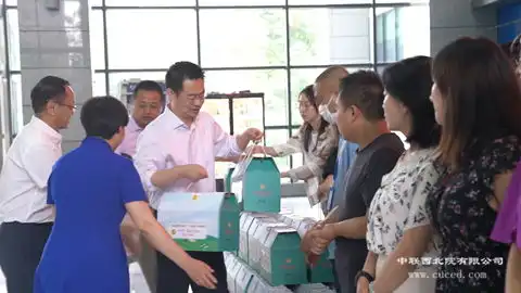 西安市总工会副主席童帅一行来院慰问省市重点工程一线建设者
