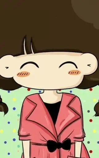 可爱大头妹子动漫iphone壁纸
