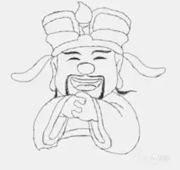 简笔画财神是怎么画的
