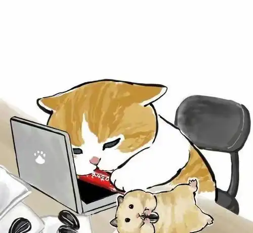 猫咪周一到了,又是打工的一天

