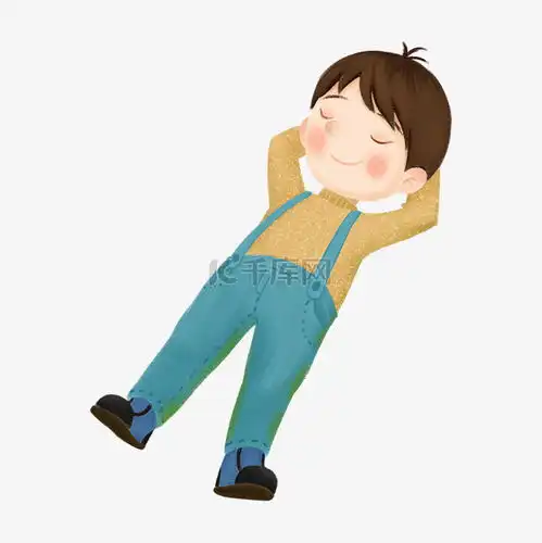 躺着的男孩素材图片免费下载千库网