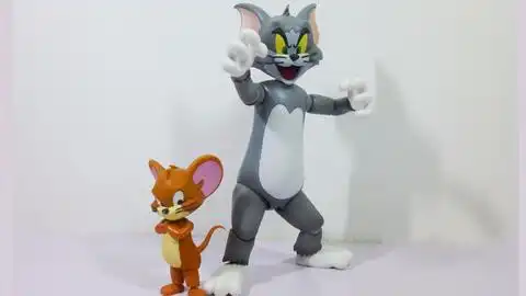 猫和老鼠国内第三方手办童年回忆gt大圣模型展示
