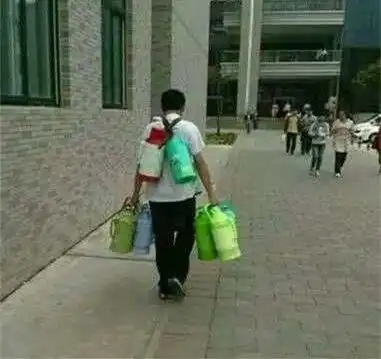 搞笑图片地里有蚊子怎么办,大妈有绝招,身后来一盘蚊香
