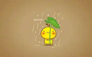 油爆叽丁下雨天桌面壁纸

