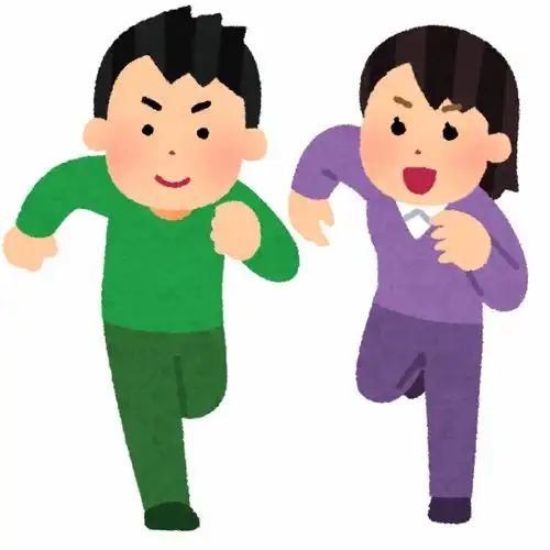 跑步的人赛跑马拉松运动会卡通插画免扣素材手绘png1插画运动比赛健身
