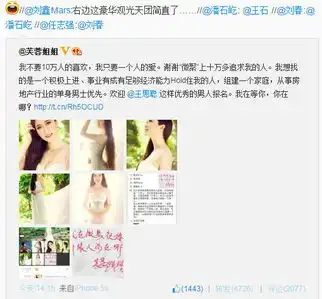 芙蓉姐姐征婚引大佬围观

