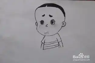 卡通人物大头儿子的画法
