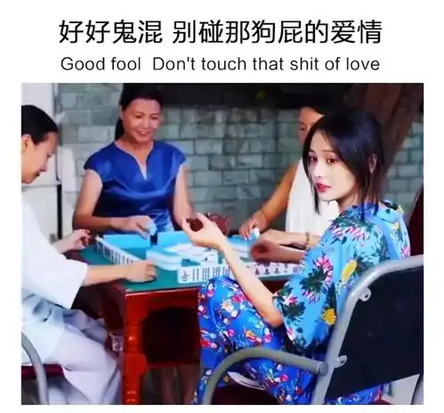 抖音郑爽打麻将图片壁纸大全
