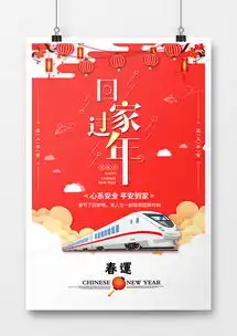 红色简约回家过年春运海报设计图片下载psd格式素材35435315像素熊猫办公
