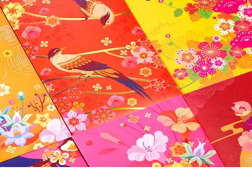 春风得意在贺岁的红包上画一幅春意盎然,祝您新年春风得意