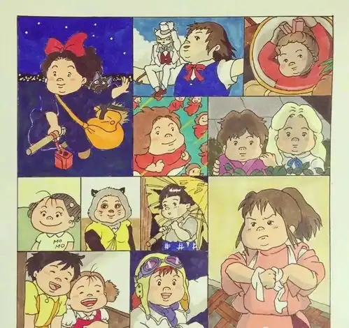 如果宫崎骏设计的动画角色都胖了100斤,你还会喜欢他们吗

