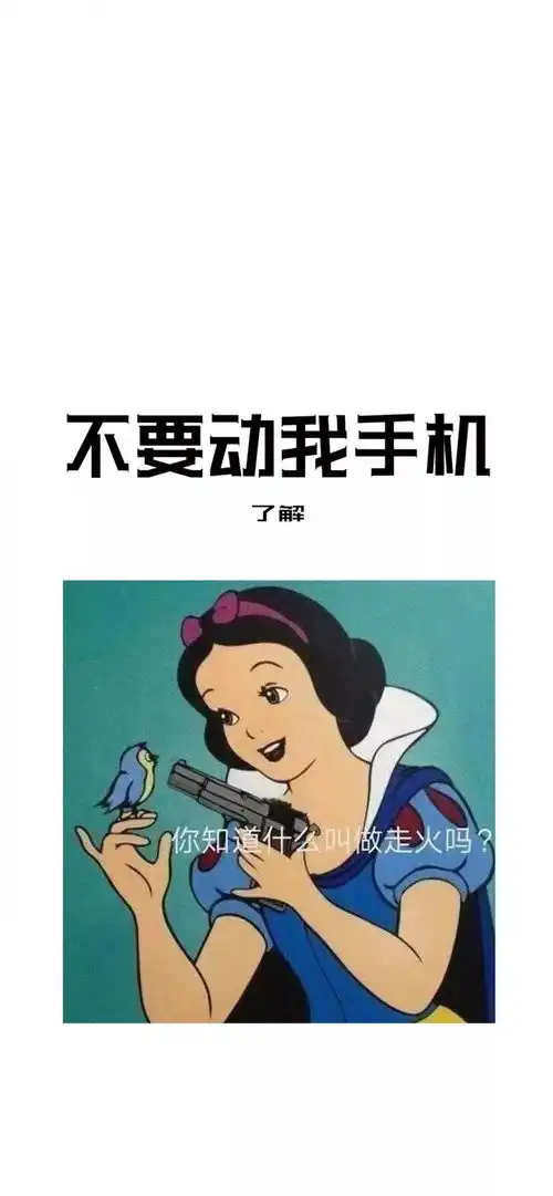 精选壁纸丨不要动我手机
