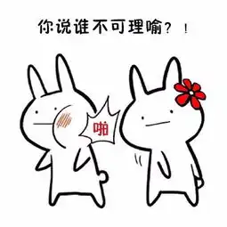 求一直恶搞兔高清图片,是两只恶搞兔,然后配的文字是你说谁不可理喻
