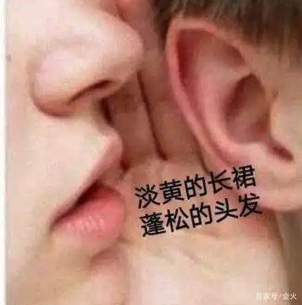 你被淡黄的长裙蓬松的头发洗脑了吗
