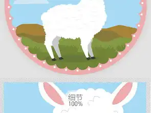 可爱羊驼风景圆形地垫图片设计素材高清模板下载3.58mb卡通大全
