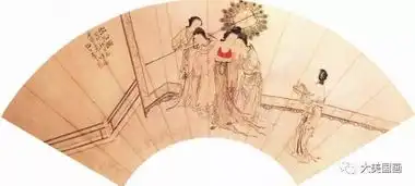 中国古人美女绘画作品赏析
