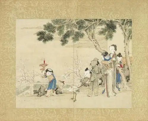 看看古人们怎么闹元宵元宵节贺新年的十二图景古代绘画
