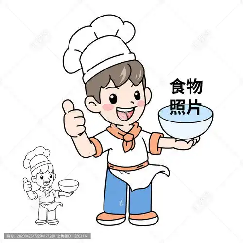 卡通厨师
