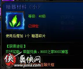 皇图暗器系统怎么玩暗器系统全方位解读
