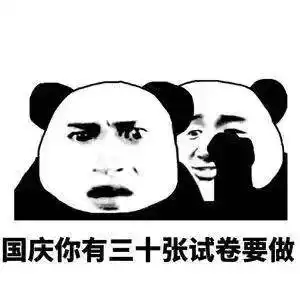 国庆搞笑表情包你国庆要加班
