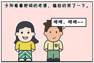 恶搞漫画子阳的老婆是个胖子
