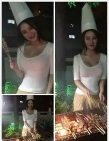以后就买她家的烤串了
