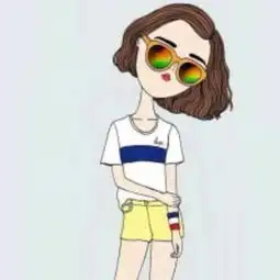 有没有类似时尚卡通女孩头像给我发几个
